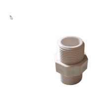 Vanne à boisseau sphérique manuelle à raccordement rapide en PVC, DN15, grise, pour l'eau (lot de 20)