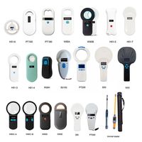 Lector de Etiquetas RFID PT180 134.2kHz, Material ABS, Lector de Microchip Portátil para Tubos de Vidrio