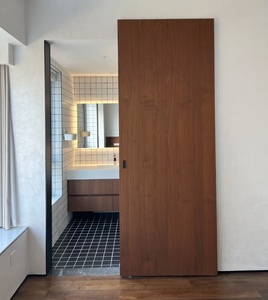 Puerta Corredera Interior Minimalista con Riel Oculto, Personalizada, de Doble Acristalamiento, para Dormitorio o Sala de Estar - Product Image 5