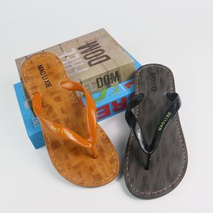 Chanclas Vintage Personalizadas al por Mayor con Logotipo, Sandalias de Cuero PU Suave Estilo Retro, Antideslizantes, Venta Directa de Fábrica - Product Image 3