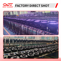 Panel LED CCT Ganda 200W Cahaya Lembut Tanpa Strobo dan Kebisingan CRI96 DMX512 Bebas Kedip Lampu Isi Studio untuk Siaran TV Fotografi