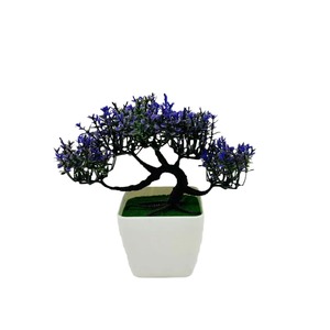 <span class=keywords><strong>Bonsái</strong></span> Artificial de <span class=keywords><strong>Pino</strong></span> Colorido, Plantas Verdes Decorativas para Hogar, Escritorio, Exteriores, Flores Artificiales, Paisaje Artificial - Product Image 5
