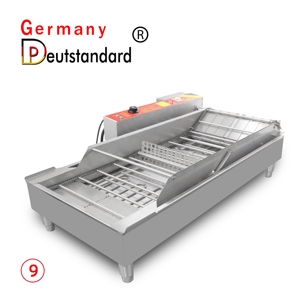 Máquina comercial de aperitivos con freidora automática de 4 cavidades para hacer pasteles y donas de masa fermentada - Product Image 1