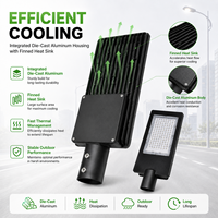 Lampadaire LED à commande intelligente IP65 CE RoHS ERP pour voirie urbaine, commande en gros