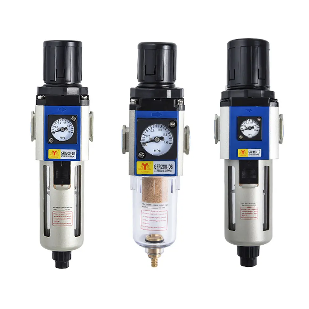 Factory outlet GFR series 3 stage breathing pneumatic air filter regulator carbon medical