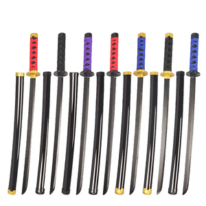 Espadas <span class=keywords><strong>cortas</strong></span> de madera de alta calidad personalizadas de fábrica, arma Katana para niños, juego de rol, Juguetes Para practicar Cosplay, juego Unisex - Product Image 2