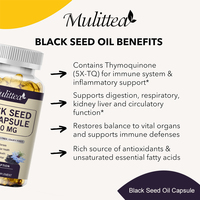 Capsules d'huile de graines noires OEM pour la croissance des cheveux des adultes et le soutien antioxydant, 60/120 capsules par flacon