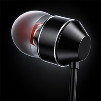 HiFi Stereo Bass Dalam 3.5mm Berkabel In-Ear IPX6 Tahan Air untuk Olahraga dengan Mikrofon untuk Ponsel Earphone Earbud Headphone Headset
