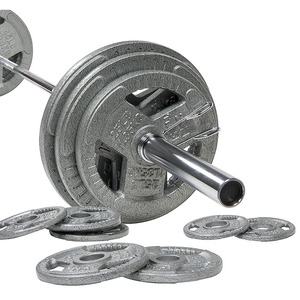 Disques de poids personnalisés avec logo, revêtement <span class=keywords><strong>en</strong></span> poudre, <span class=keywords><strong>en</strong></span> <span class=keywords><strong>fonte</strong></span>, à trois poignées, 1,25 kg, 2,5 kg, 10 kg, 20 kg - Product Image 3