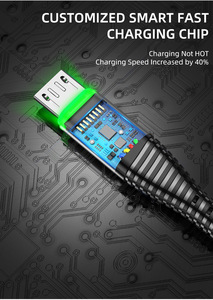 Hotsale Hiqh Chất Lượng Dữ Liệu USB Calble 3A Sạc Nhanh 3.0 USB-C Dây Sạc Nhanh Dây Sạc USB C Loại C Cáp De Datos - Product Image 3