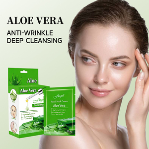 Esencia de Aloe Vera Vegana Orgánica a <span class=keywords><strong>Precio</strong></span> de Fábrica, Aclara las <span class=keywords><strong>Manchas</strong></span> Oscuras, Hidratante, Antiarrugas, Elimina los Puntos Negros, Mascarilla <span class=keywords><strong>Facial</strong></span> - Product Image 6