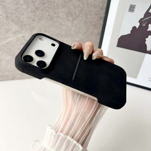 Étui de téléphone d'affaires à insertion de carte de luxe pour <span class=keywords><strong>iPhone</strong></span> 13 14 15 16 couverture arrière de téléphone en cuir à point Durable pour Samsung S24 Ultra - Product Image 5