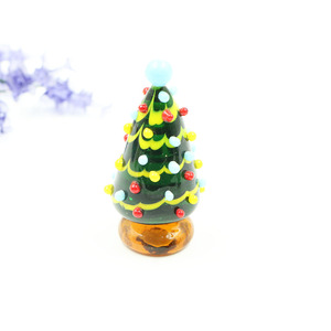 Adorno de Navidad de Cristal Hecho a Mano con Diseño de Árbol de Navidad, Escultura de Cristal para Árbol de Navidad, Precio Bajo de Fábrica, Personalizado, Estilo <span class=keywords><strong>Murano</strong></span> - Product Image 6