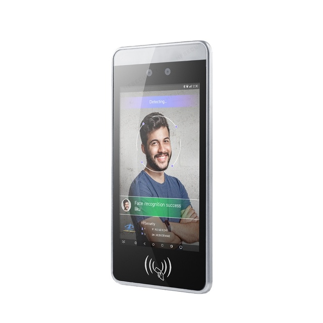 HFSecurity RA08 8 Inch Android Facial Recognition Access Control Card Scanner Time Attendance with Free SDK