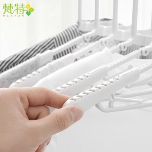 Hot Sale Plastic Non-slip Clothes Suit Hanger Folding <b>Cloth</b> Hanger for Living Room & Bathroom - Product Image 4