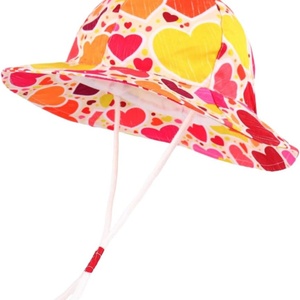 Travel UPF 50+ Bowknot Beach Sun Protection Adjustable Bucket Hats Adults (Rose <b>Red</b>)-Cycling Fishing Ski Unisex Four Seasons - Product Image 4