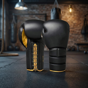STARWORKSCORP MMA Boxing Gloves Training Professional Custom Logo Fit Pu Leather Non-Slip Closure Personalized Sizes 8oz-16oz - Product Image 3