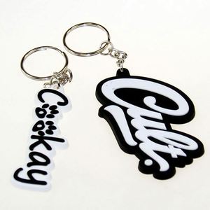 Custom Design Keychain Soft 2D Rubber PVC Key Chain - Product Image 1