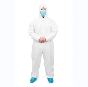 Baju kodok kerja murah terlaris PP + PE Jumpsuit Microporous Coverall