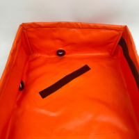 Seau pliable en PVC pratique avec valve, plateau pliable et kit d'entonnoirs - Multifonctionnel, étanche et antichoc pour l'extérieur