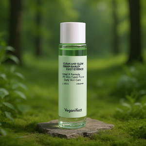 Veganifect Clean And Glow Green Barley First Essence 150 ml, Fórmula K-Beauty para Todo Tipo de Piel, Cuidado Diario de la Piel - Product Image 3