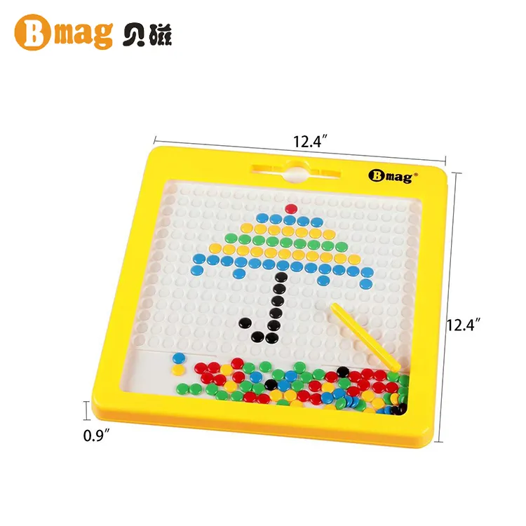 M&M Educational Creativity Drawing Toy DIY Mushroom Nail Puzzle Peg Board Toy 2021 Children 5 to 7 Years 8 to 13 Years Colourful