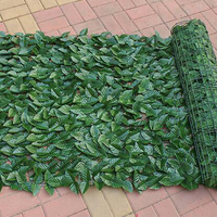 Panneau de clôture artificielle en lierre résistant aux UV 1x3 m pour jardin, décoration de mariage, feuilles artificielles en soie réalistes – Prix