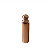 Bouteille d'eau pliable en cuivre de haute qualité, écologique, avec paille, personnalisable, pour le sport, hygiénique, compatible lave-vaisselle, isotherme
