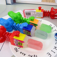 Jouets en bonbons de haute qualité, pince crocodile télescopique flexible, sucette amusante en bonbons durs pour enfants