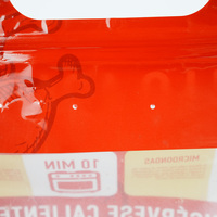 Sacs en plastique transparents à fermeture éclair pour poulet rôti, fabriqués en usine, avec logo personnalisé
