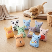Mainan Kucing Interaktif Anti Air Ramah Lingkungan dengan Isian Catnip, Bahan Plush, dan Kemasan Karton Bermotif Hewan Kartun - Promo Hot Sale