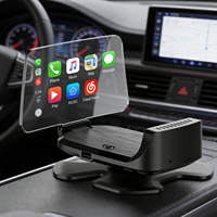 Pantalla Head-Up para Coche con Control Remoto Inalámbrico, Navegación Más Segura Sin Mirar hacia Abajo, Conexión Telefónica, Modos de Visualización Diurna y Nocturna