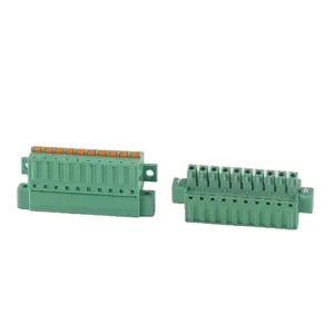 Customized Logo House 3.5mm 3.81mm Wire Connector Connector Push In Type Pluggable Terminal Block