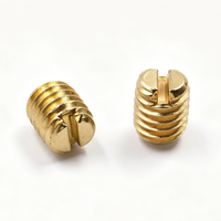 Douille en laiton nickelé bronze DIN916 M2-M5 sur mesure ODM Chine 2 #   3 #   4 #   6 #   7 #   8 #   10 #   12 #   Vis de réglage 1/4"5/16" 3/8"5/8" 1"