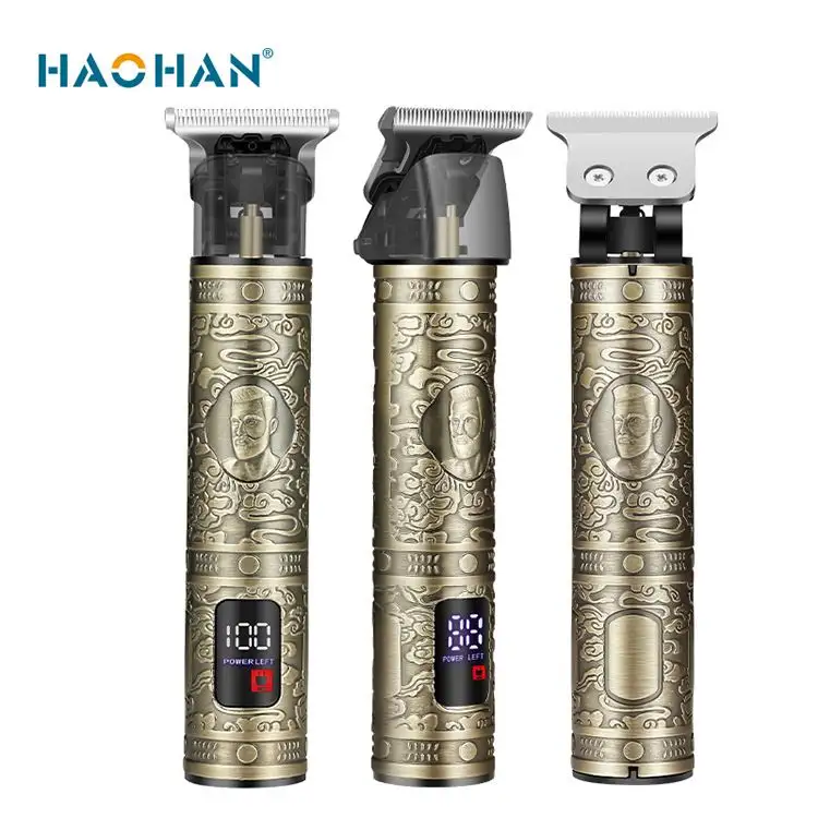 Rõ ràng nhiều màu tóc Clipper Guards mặt dao cạo Clipper của mặt bút Mens HL-5 bấm vào đòn bẩy tóc Cắt rõ ràng t Lưỡi tông đơ