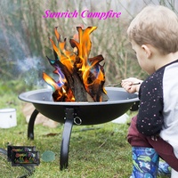 Accessoires de magie à changement de couleur pour feux de camp, cheminées, terrasses, festivals, jouets, fournitures de fête, fabricant professionnel en gros