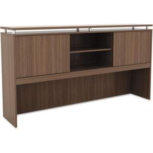Buffet moderne en noyer Alera ALE Série Sedina avec portes coulissantes 72w X 15d X 42 1/2h en bois - Product Image 1