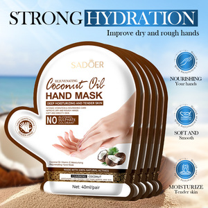 SADOER - Mascarilla de Manos al por Mayor con Aceite de Coco y Vitamina <span class=keywords><strong>E</strong></span>, Mascarilla para Manos para Otoño <span class=keywords><strong>e</strong></span> Invierno, Productos para el Cuidado de la Piel, 40 ml - Product Image 2