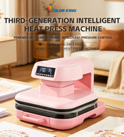 Presse à chaud intelligente 3ème génération CH2352 38*38cm avec base coulissante pour impression manuelle de vêtements DTF et par sublimation