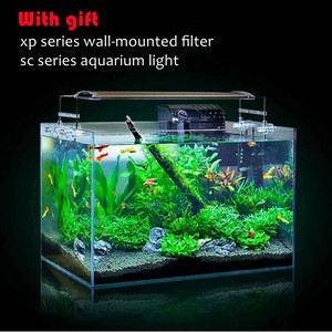 Ecosysteem aquarium met automatische filterpomp en dag/nacht LED-modus - Product Image 4