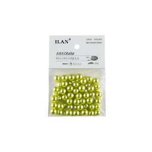 Perle di Iloca per bigiotteria, 10mm, gialle, 20g - Product Image 2