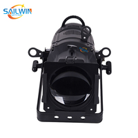 Projecteur Ellipsoïdal LED RGBW 200W avec Zoom, Spot LED, Lumière de Profil LED, Éclairage de Scène LED pour Spectacles en Direct