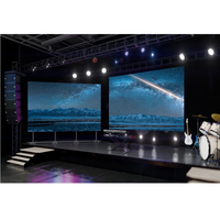 Sistema de Pantalla LED para Video Wall, Panel de Alquiler Grande para Escenarios Interiores, Pantalla de 3mm de Píxeles, Brillo de 800cd, CMS y RDM Basado en la Nube
