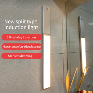 Hot bán đèn tủ hồng ngoại cảm ứng cảm biến chuyển động hành lang cầu thang ánh sáng ban đêm có thể tháo rời pin LED thông minh ánh sáng tủ - Product Image 5