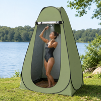 Cabine de toilette portable pliable, cabine de change pop-up, tente d'intimité, tente de douche de camping imperméable pour l'extérieur