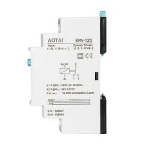 ERV-12D 220V Single Function Timer Relay Time(On <strong>Delay</strong>)Relay 0.<strong>1</strong> min to 12 min - Product Image 3