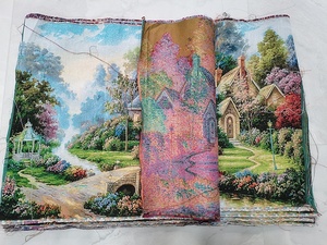 ผ้าแขวนผนังลายทิวทัศน์ทอแบบแจ็คการ์ด ขนาด 40x50 ซม. รับผลิตตามแบบสั่งทำ ขายส่ง - Product Image 3