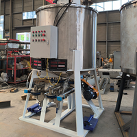 Cuve de mélange en acier inoxydable pour ligne de traitement de liquides, mélangeur de liquides à grande vitesse, cuve de mélange résistante à la corrosion
