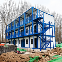 Maison préfabriquée modulaire à 3 étages certifiée CE, design moderne pour bureaux et dortoirs, facile à installer