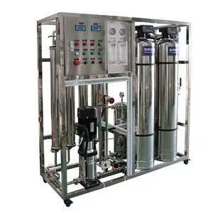 1000 lph SS304 sistem perawatan pemurnian komersial filtrasi Ro peralatan Osmosis terbalik air